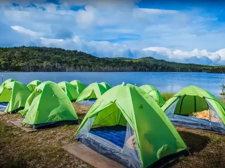 Camping at Bokor Lake