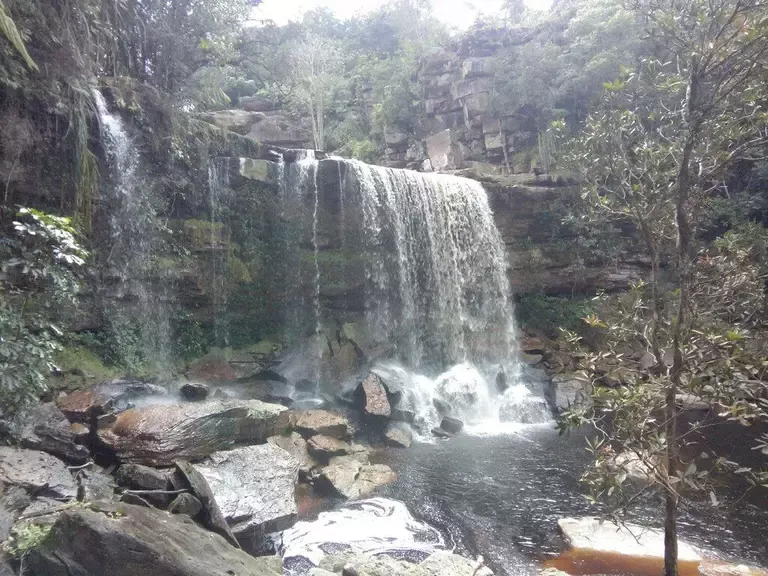 Popokvil Waterfall lower bank